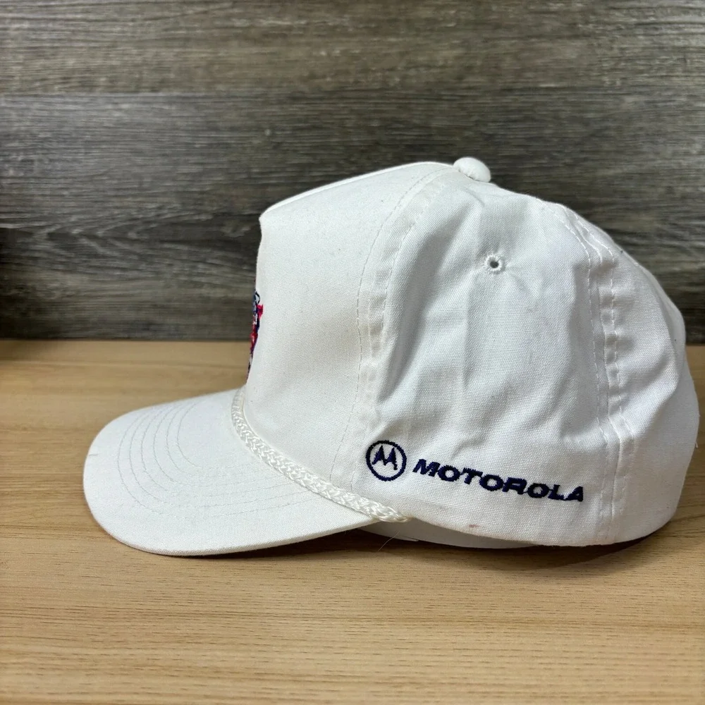 Vintage Minnesota Sheriffs Association Hat Cap Snapback White Police‎ 90s